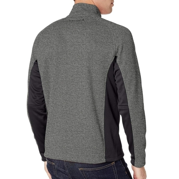 Spyder Outbound Black Fleece Lined Half Zip Pullover Sweatshirt - Picture 2 of 11